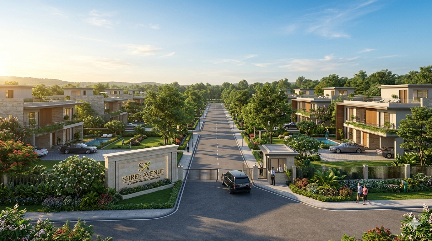 Shree Avenue Plots Near NH 74 | Gated Community
